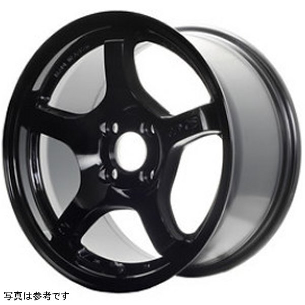 57CR 19x10.5 +12 5-114.3 Glossy ブラック Wheel