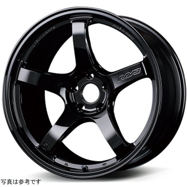 57CR 18x8.5 +37 5x114.3 グロスブラック Wheel