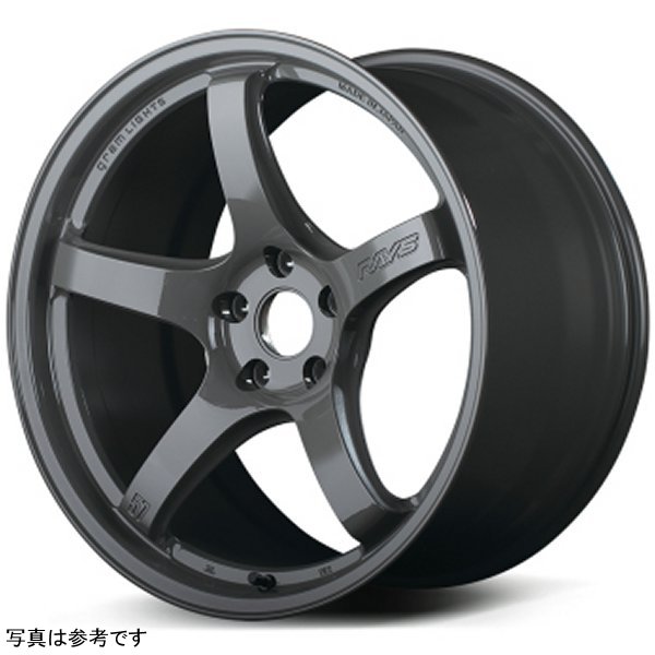 57CR 18x9.5 +22 5x114.3 Glossy Gray Wheel