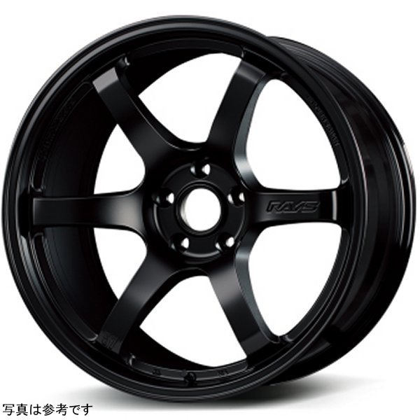 57DR 19x9.5 +35 5-114.3 Semi グロスブラック Wheel