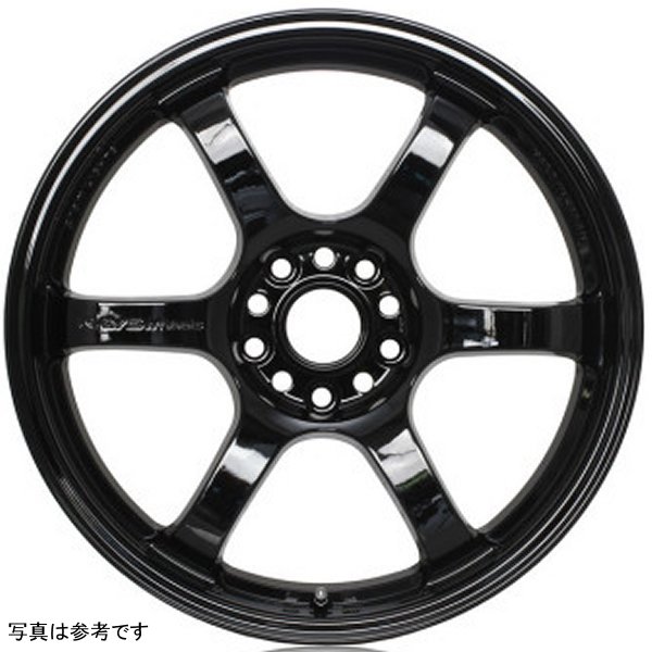 57DR 18x9.5 +38 5-100 Glossy ブラック Wheel