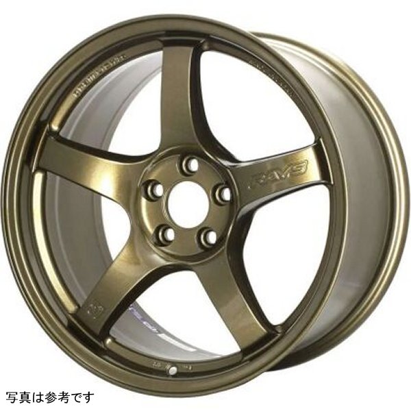 57DR 18x9.5 +38 5-114.3 Almite Gold Wheel