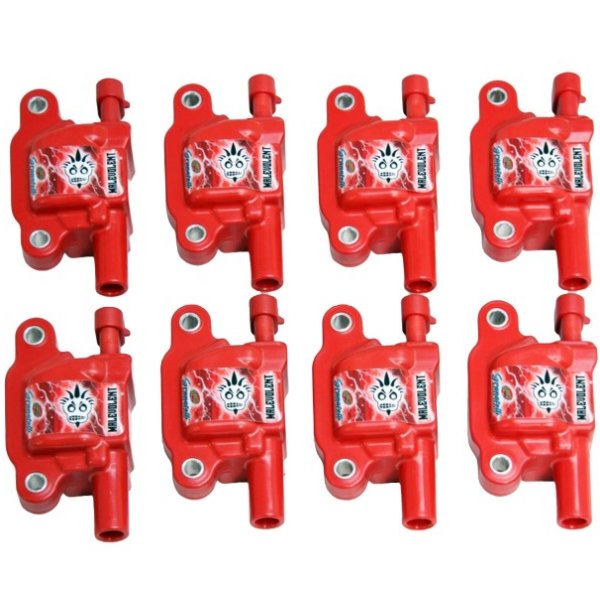 14-23 GM LT Malevolent Coil Packs レッド (Set of 8)