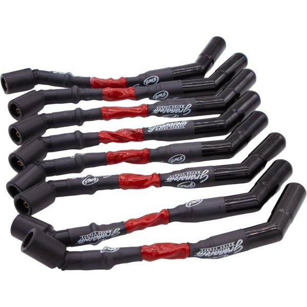 14-21 GM LT1 6.2L V-8 Hi-Perf Ignition Wire Connector Kit w/Red Sleeves/Ceramic Boot