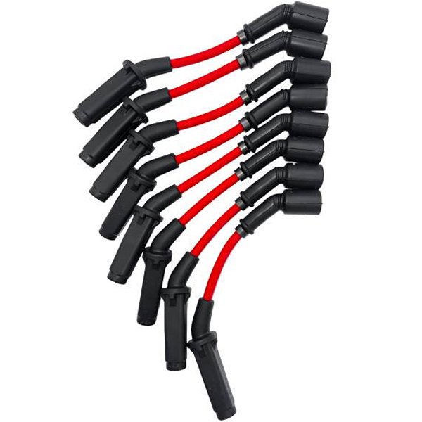 99-23 GM 6.0L/6.2L LS2/LS3/LSA/LS7/LS9 Cars Hi-Perf Coil-Near-Plug Wire Conn Kit レッド