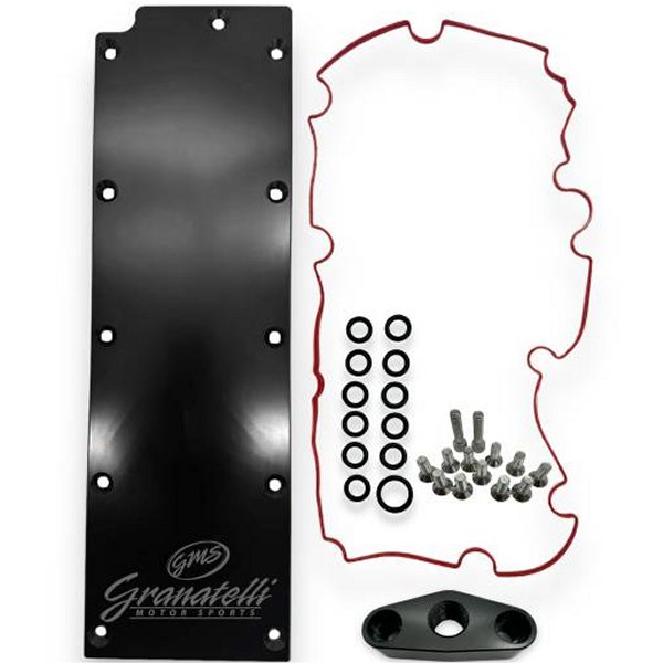 GM LS Gen IV Billet Valley Pan Cover (Incl O-Ring Set/アダプター)
