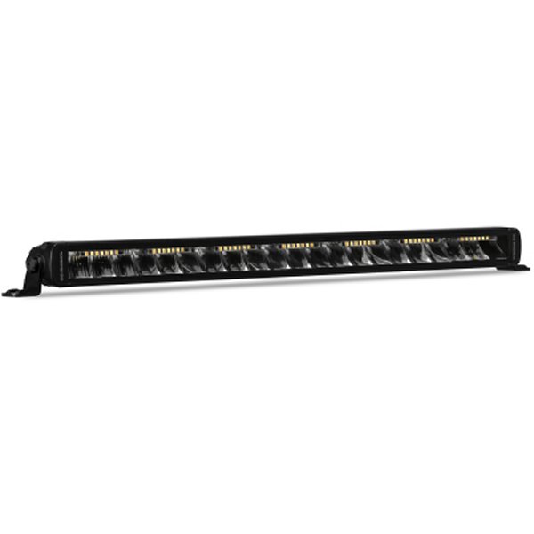 Xplor Blackout Comboシリーズ Sgl Row LED Light Bar w/Amber (Side/Track Mount) 20.5in. - Blk