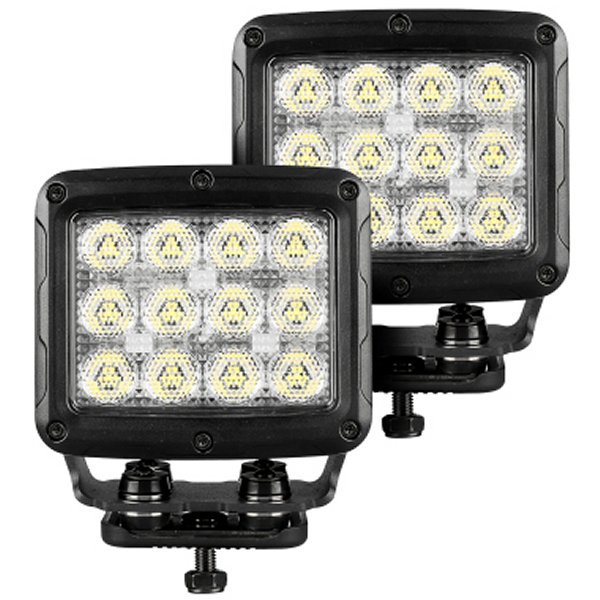 Xplor Brightシリーズ Rectangle SingleLED Spot Light Kit (Surface Mount) 5in. - Blk (Pair)