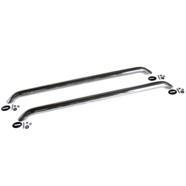 Bed Rails - 47 1/2in Long - w/o Base Plates - Chrome