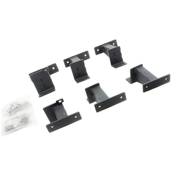 18-24 Jeep ラングラー JLU 4dr ブラケット for Dominator Xtreme Frame Slider - Tex. Blk