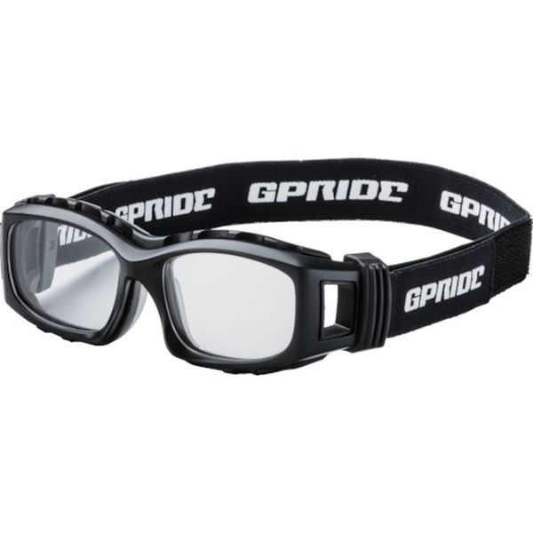 二眼型セーフティゴーグル ブラック (度なしレンズ)