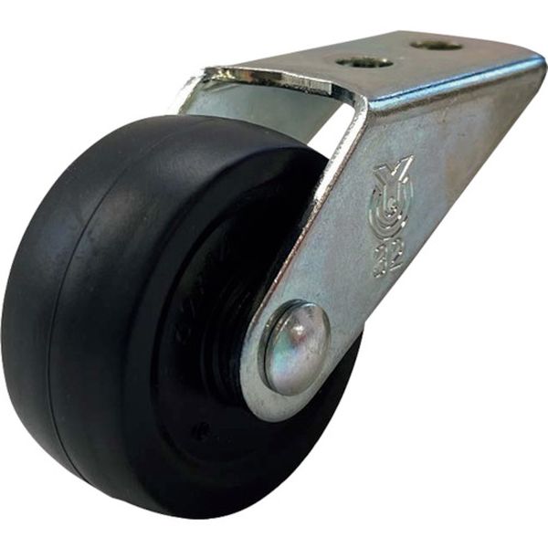 GRE50R 367-7973  ゴムキャスター50径固定
