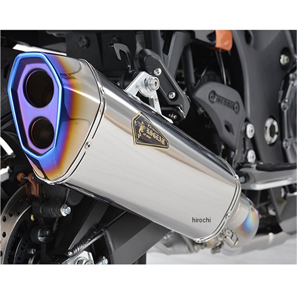 フルエキゾースト GT SPEC ツイン 21年以降 ハヤブサ チタンポリッシュ