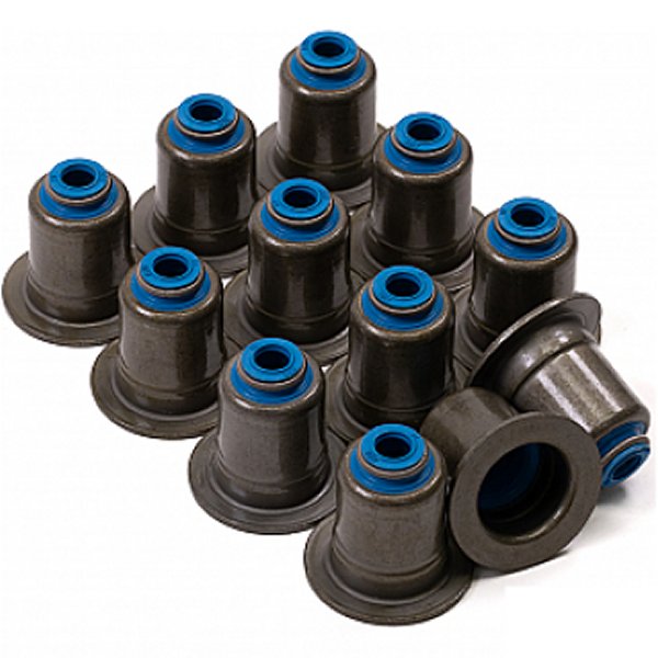 P-D トヨタ Supra/BMW B58/N54/S55/S58 Viton Exhaust Valve Stem Seals - Set of 12