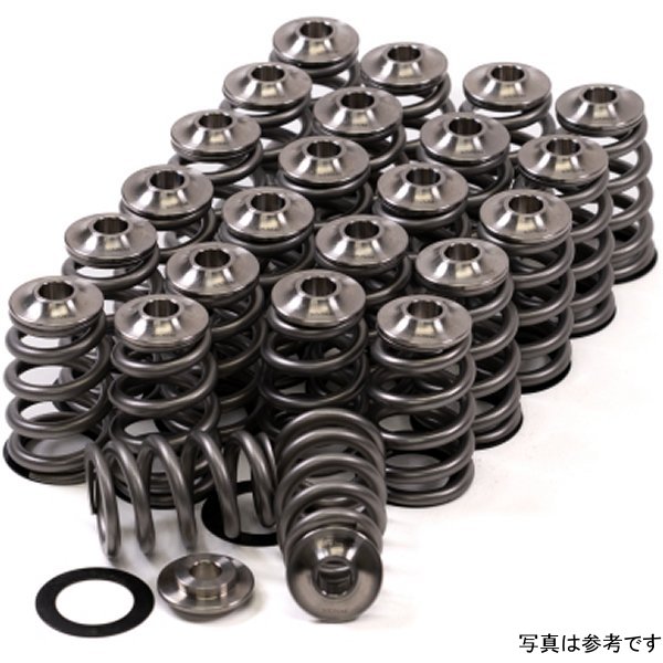 P-D ニッサン VQ35 High Pressure Conical Valve Spring Titanium Retainer and Spring Seat Kit