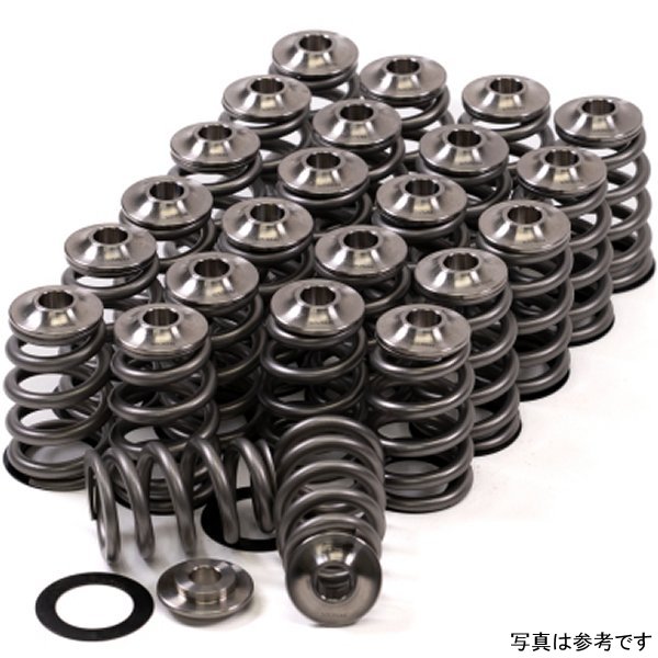 P-D ニッサン VQ35 Extreme Conical Valve Spring Titanium Retainer and Spring Seat Kit