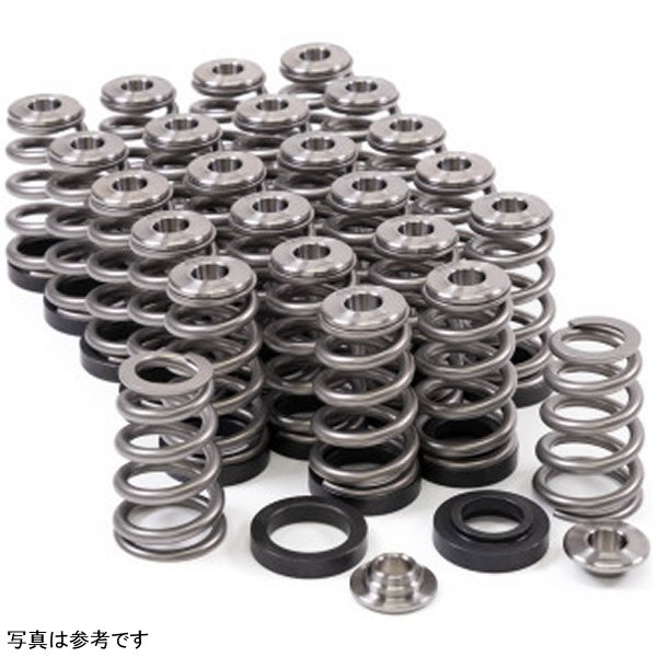 P-D ニッサン RB26DETT High Pressure Shimless Conical Valve Spring & Ti リテーナーキット (Max PSI 60)
