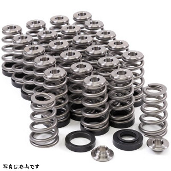 P-D ニッサン RB26DETT Shimless Conical Valve Spring & Ti リテーナーキット ( Max Boost PSI 50)
