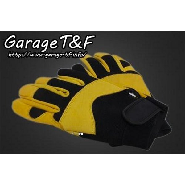 グローブ 鹿革 M 黄/黒
