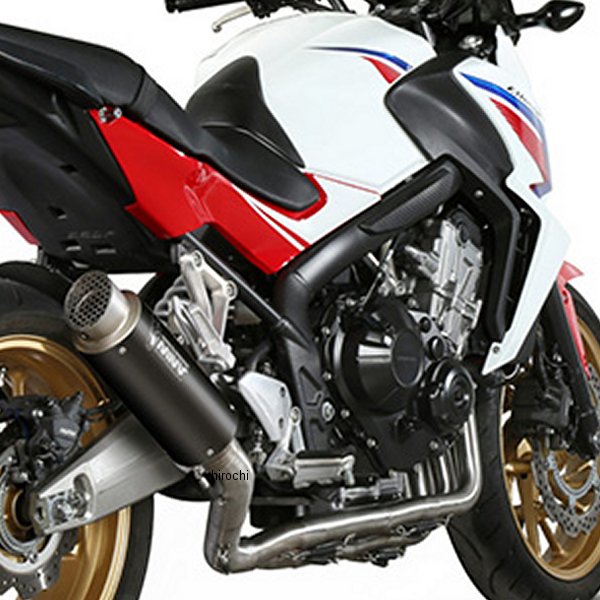 フルエキゾーストマフラー 触媒なし GP PRO 14年-18年 CB650F ブラックステンレス