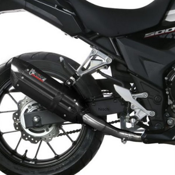 スリップオンマフラー 17年-21年 CB500X ブラックステンレス