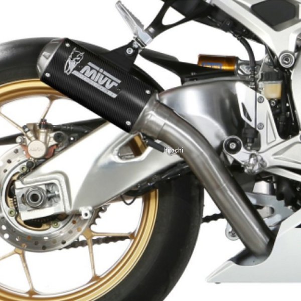 スリップオンマフラー MK3 バッフル無し 17年-19年 CBR1000RR カーボン