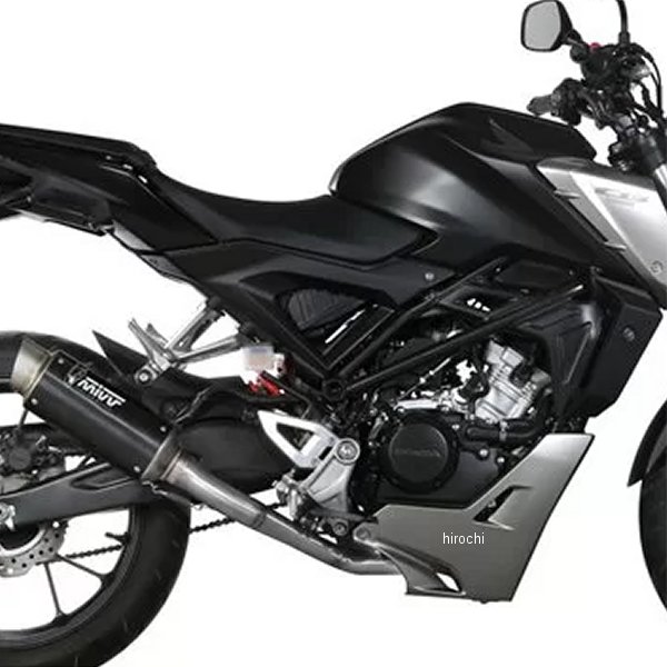 フルエキゾーストマフラー 触媒なし GP PRO 18年-20年 CB125R ブラックステンレス