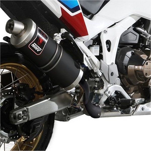 スリップオンマフラー DAKAR BLACK 20年-22年 CRF1100L アフリカツイン ブラックステンレス