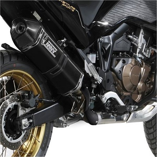 スリップオンマフラー SPEED EDGE BLACK 20年-22年 CRF1100L アフリカツイン ブラックステンレス