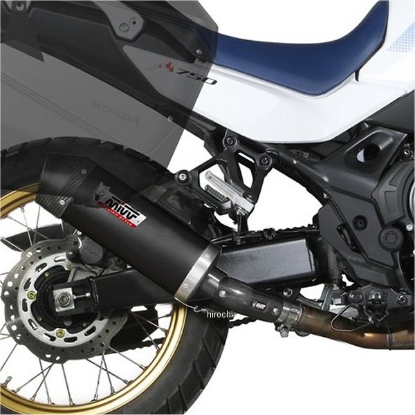 スリップオンマフラー OVAL 23年 XL750Transalp ステンブラック/カーボン