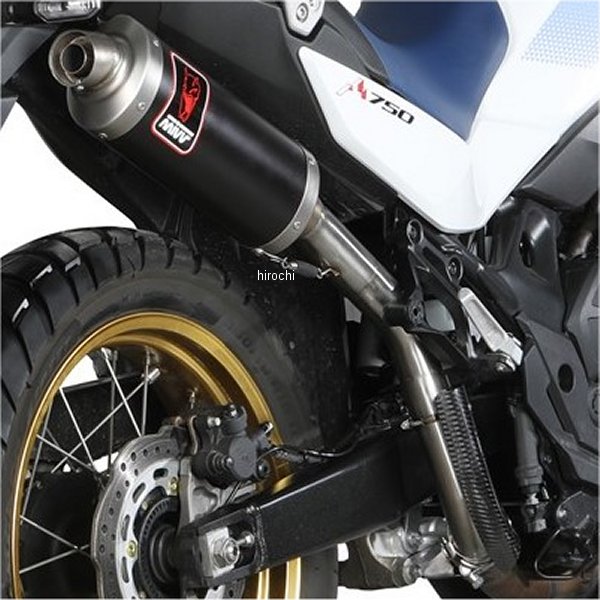 スリップオンマフラー DAKAR 23年 XL750Transalp ステンブラック