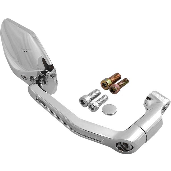 オクタゴンミラー オフセットアーム 左右共用 クロームメッキ