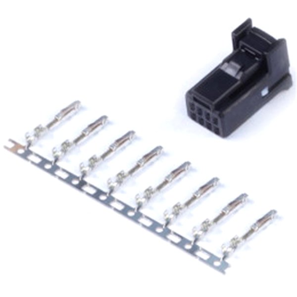 8 Pin TYCO Black Plug & Pins