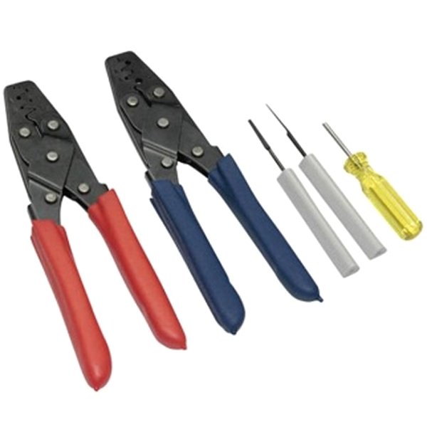 Dual Crimper Set - Includes 3 Pin Removal Tools