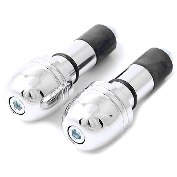 アルミ削り出しサイドキャップ クロームメッキ Φ7/8インチハンドル用 ウエイトバランサー