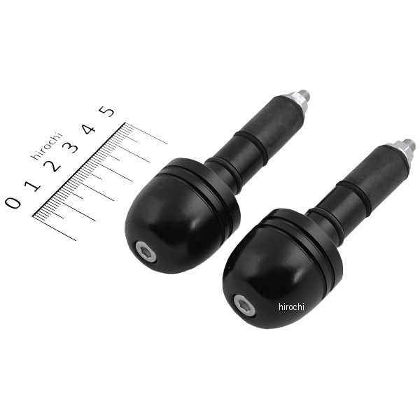 アルミ削り出しサイドキャップ ブラック Φ7/8インチハンドル用 ウエイトバランサー