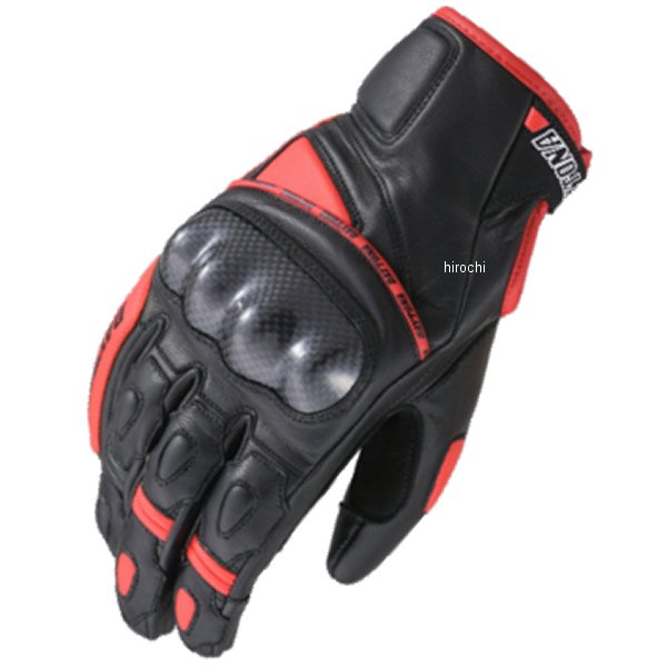 スポーツショートグローブ S 黒/赤