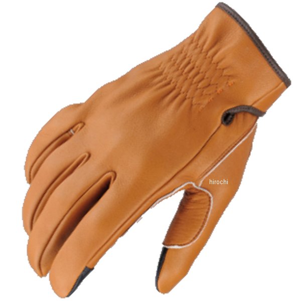 HBG-037 ヘンリービギンズ HenlyBegins 内縫いガンカットショートグローブ チェスナット