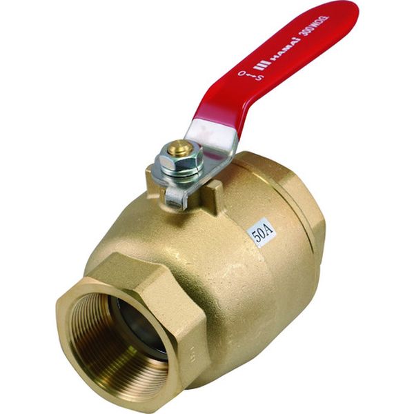 HBS4715RC 161-0875  黄銅製禁油処理ボールバルブ(フルボア)