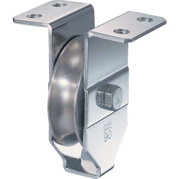 849-6141  HプーリーN型 ステンレス車 50mm 丸溝