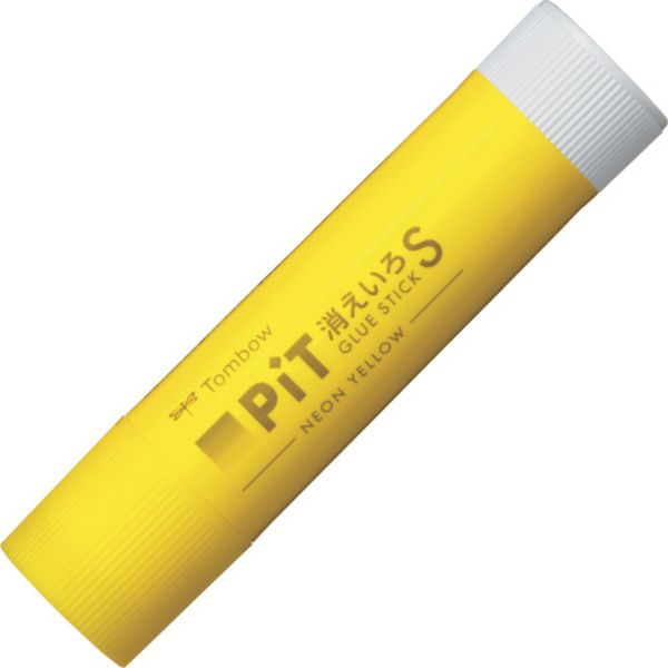 HCB113A 256-7136  スティックのり 消えいろピットS ネオンイエロー