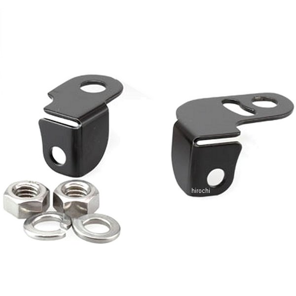 noランプ専用ステー フロント ハーレーダビッドソン ミラーマウント用 左右セット