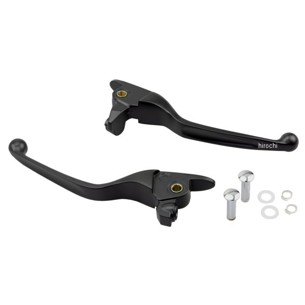 スリムレバー アルミダイカスト 17年-20年 ツーリングモデル 黒