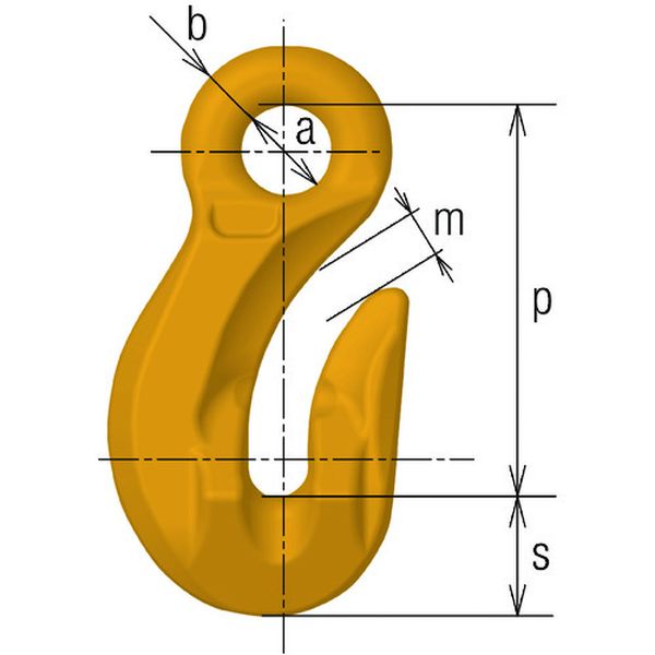 チェンスリング(アイタイプ) グラブフックHGG