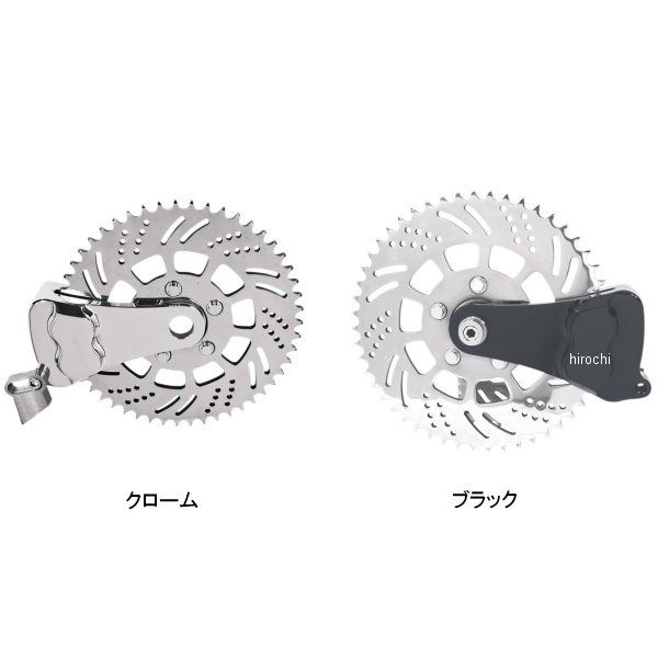 スプロケットと4ピストンキャリパーキット 右サイドリア