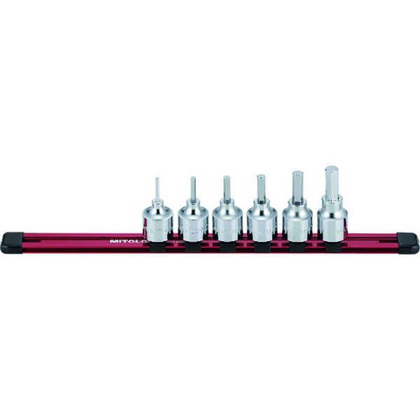 342-0388  1/2 ヘックスソケット ホルダーセット 6コマ7点