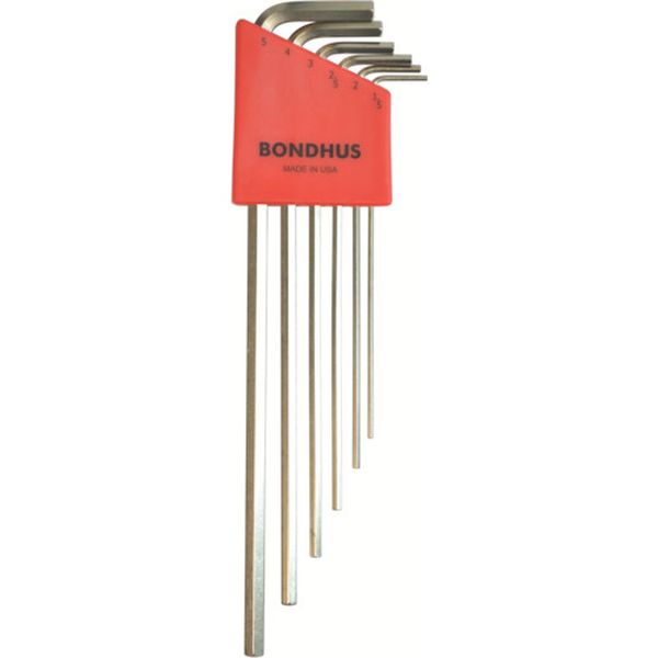 六角ロングL-レンチ セット6本組(1.5-5mm)