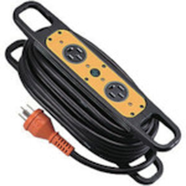 HRE310 814-7316  ハンドリール 三相200V動力用 4芯×10m 黒 アース付