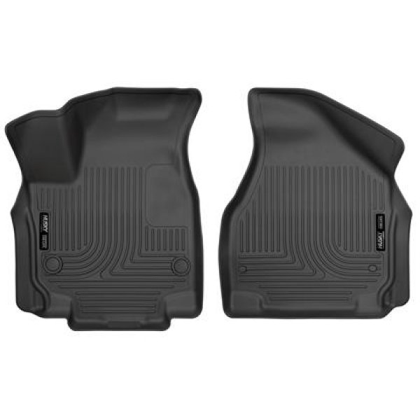 2017 Chrysler Pacifica WeatherBeater Front Row Black Floor Liners