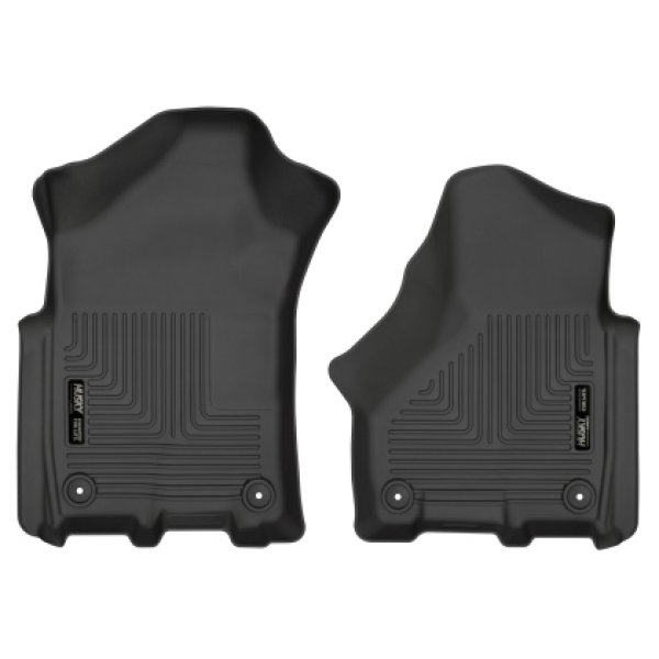 2019 Ram 2500/3500 Crew Cab/Mega Cab WeatherBeater Black Front Floor Liners